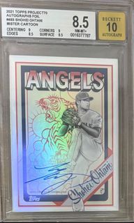 Shohei Ohtani signed memorabilia Beckett certified 10 autograph