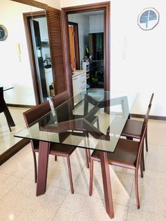 🇮🇹 Calligaris Italian Dining Table And Chairs