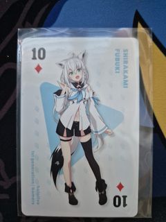 Weiss Schwarz Playing Card - Shirakami Fubuki (10 Diamond)