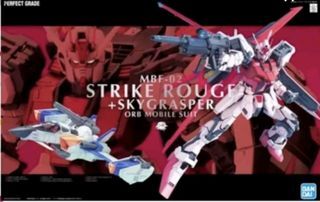 Gundam PG strike Rouge with sky grasper