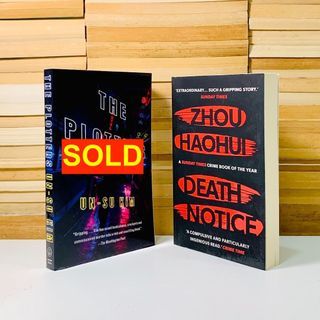 🩸🩸 Set of 2 Murder / Thriller Books: "Death Notice" and "The Plotters"