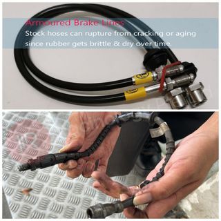 Armoured Brake Lines Goodridge HEL Performance SSBL SSBH Made in UK