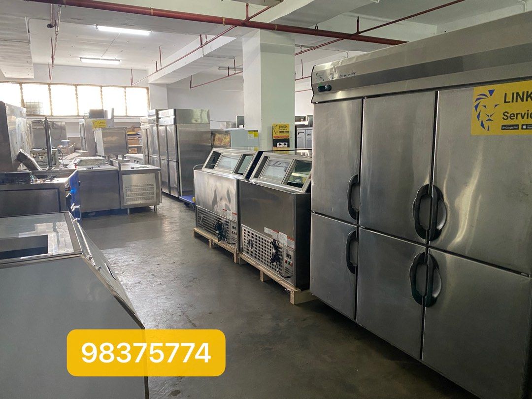 (BUY & SELL with service) One stop supplier for NEW and USED commercial fridges, ice maker, F&B chiller, freezer, display chiller, crush ice maker, blast freezer. Instalment plan available (Category: Refrigerators & Freezers) located in Singapore. Submitted by linko_refrigeration (Listing ID 1295965201, Image 1). Description: Visit our showroom to view over 500 F&B fridges, ice makers: 02-01 & 04-04 1 kaki Bukit road 2 S417835 You may also view o