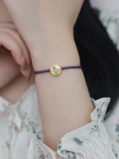 BNIB Chow Tai Seng 999 Gold Monet Series Tulip Bracelet