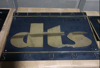  DTS /DOLBY DIGITAL/DTS HD Cinema  Vintage Wall Plaque All for $90