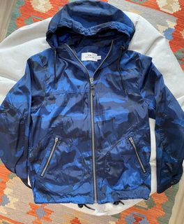 <🔥 CNY Sale - Reduced to Clear> COACH Navy Blue Camouflage Windbreaker (Mens)