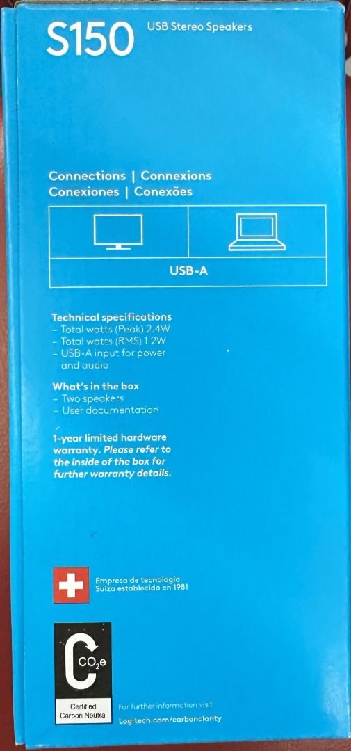 USB Stereo Speakers (Category: Soundbars, Speakers & Amplifiers) located in Singapore. Submitted by comp_dean (Listing ID 1298502152, Image 3). Description: 2.4W USB Stereo Speakers.