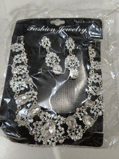 Necklace and earrings