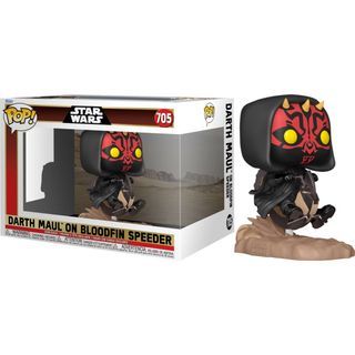 Funko Pop! Rides: Star Wars Episode I: The Phantom Menace - Darth Maul on Bloodfin Speeder 25th Anniversary #705
