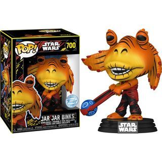 Funko Pop! Star Wars Episode I: The Phantom Menace - Jar Jar Binks with Booma Balls 25th Anniversary Retro Series #700