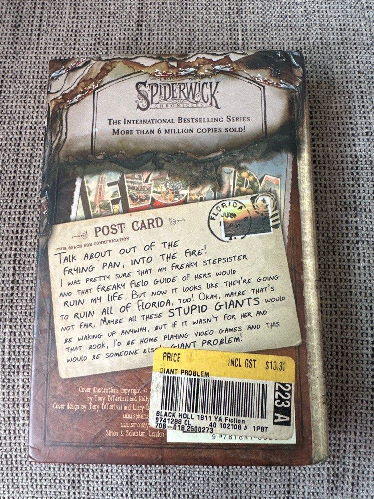 A giant problem - Spiderwick (Category: Children's Books) located in Singapore. Submitted by Ashash (Listing ID 1303460017, Image 2). Description: .