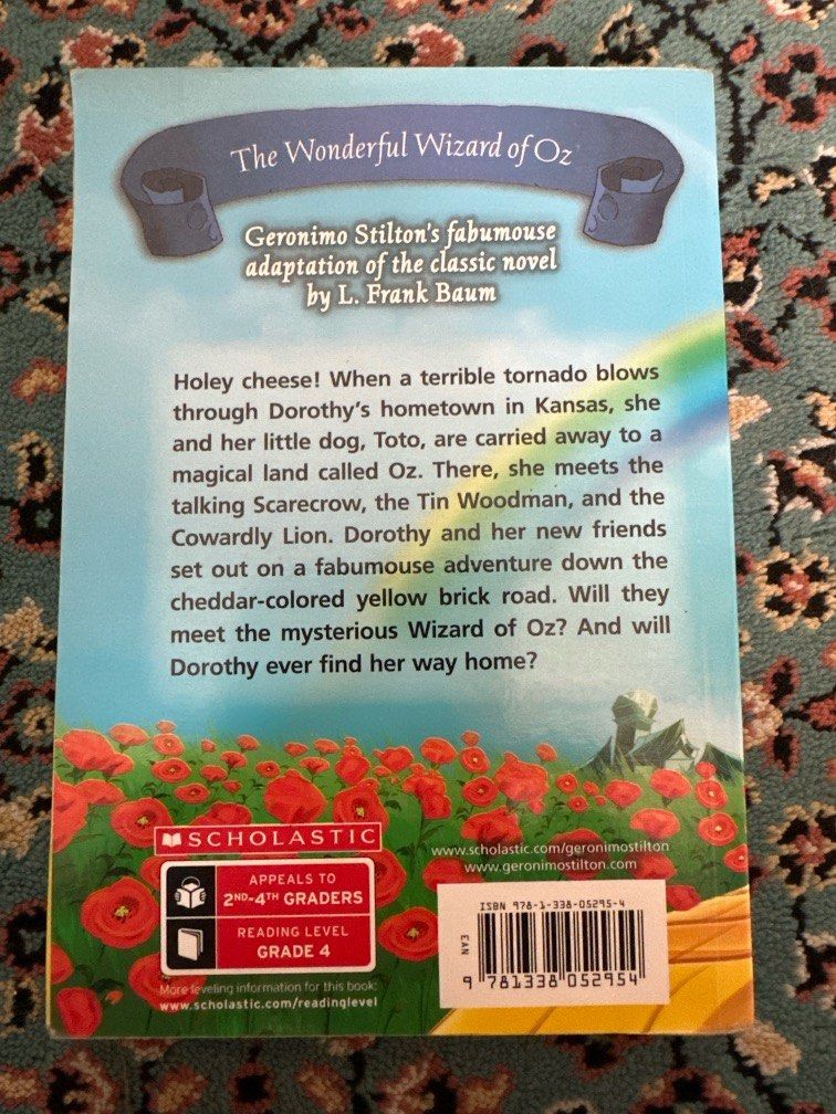 The wonderful wizard of oz (Category: Children's Books) located in Singapore. Submitted by Ashash (Listing ID 1303466119, Image 2). Description: Geronimo Stilton.