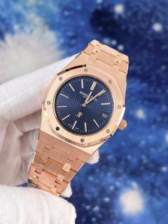 LNIB 2019 Audemars Piguet Royal Oak 15202OR Rose Gold Jumbo
