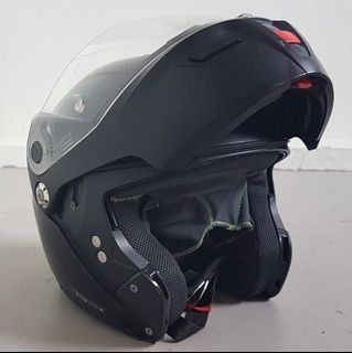 Original GREX G9.1 Evolve Kinetic Helmet, Made in ITALY, Size XL, Stylish NOLAN GREX Designer Flip-Up Motorcycle Helmet, Racing Team, Extreme Sports, Sun Visor, Airflow ventilation, PSB Approved, Motorbike Protective Gear, Biker Safety Helmet K9