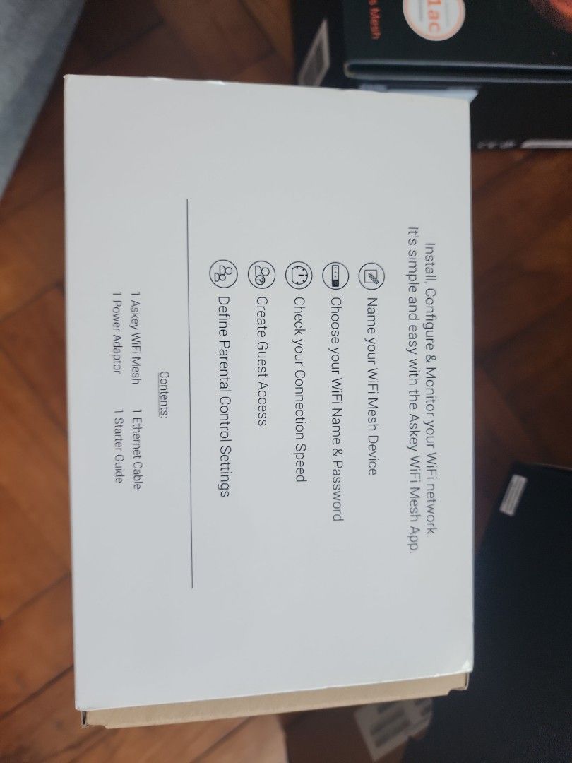 Wireless ac, airties, asked, singtel, ASUS,d link (Category: Networking) located in Singapore. Submitted by ernietdot (Listing ID 1304116111, Image 8). Description: singtel wireless ac2600, Asus rt-ac86u, askey new ap5100w, airties 4920 1600 mpbs and air4930 2500mpbs all for 300 free delivery while stock last and come with 7 day warranty by me.