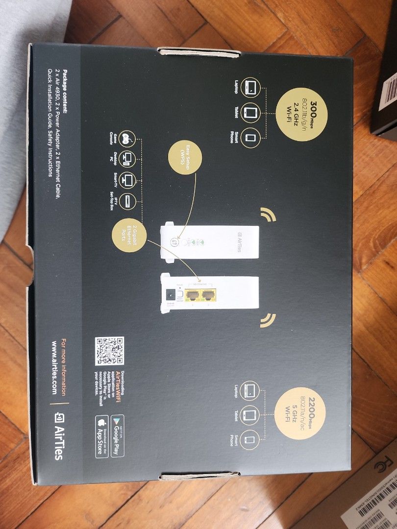 Wireless ac, airties, asked, singtel, ASUS,d link (Category: Networking) located in Singapore. Submitted by ernietdot (Listing ID 1304116111, Image 5). Description: singtel wireless ac2600, Asus rt-ac86u, askey new ap5100w, airties 4920 1600 mpbs and air4930 2500mpbs all for 300 free delivery while stock last and come with 7 day warranty by me.