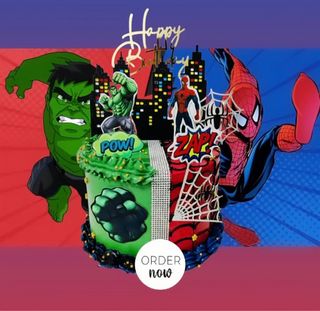 Avengers Hero themed Birthday Cake Collection item 1