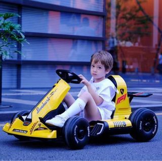 Children's Electric F1 Go Kart Cars With Remote Control Charging Electric Large Ride on Cars