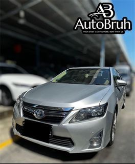 Toyota Camry 2.5 Hybrid for Rent. PHV PERSONAL GRAB GOJEK TADA