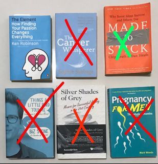 Lean In Sheryl Sandberg Michio Kaku The Element Ken Robinson 24 hour woman Wisdom and Teachings Stephen Covey Money and Power William Cohan Drop it’s easy Outliers David and Goliath Malcom Gladwell  Before you knew my name Jacqueline Bublitz