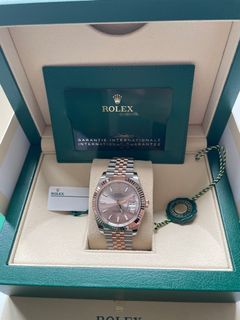 BELOW RETAIL $22.450 ! Rolex Datejust 41 41mm 126331 Rose Gold Two tone DJ41
