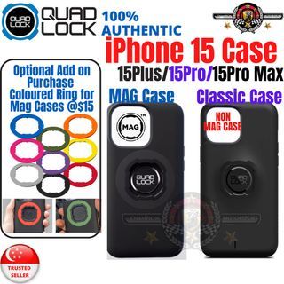 Quad Lock Iphone 15 / 15Pro / 15 Plus / 15 Pro max Casing