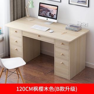 Sturdy Study Desk Computer Table with Drawers 120cm x 45cm