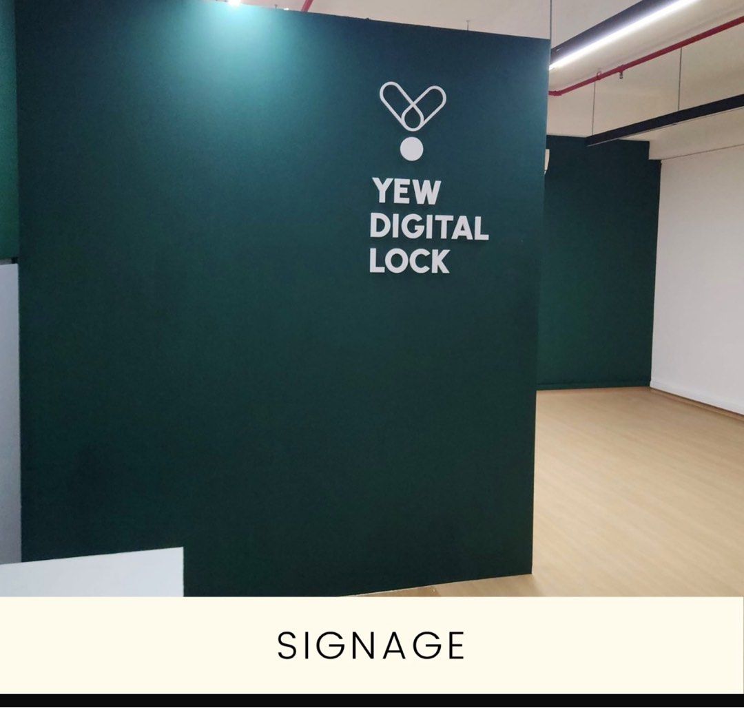 Logo Signage Design (Category: Wall Decor) located in Singapore. Submitted by hardwareproduct (Listing ID 1309158806, Image 6). Description: Build to Order As per your design and specifications Chat 💬 to find out more #3D # Lightbox # Acrylic # CNC # Wood # Stainless Steel # Metal # Box up # Banner # Poster # Sticker # Mural .