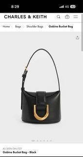 Charles & Keith Gabine Bucket Bag