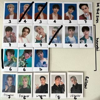 [wts wtt] Seventeen Svt Be The Sun Hanabi Follow Instant Photocards pcs