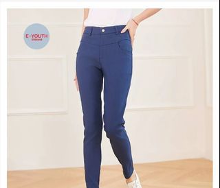 Eyouth 10132 Women slim fit pants High Waist tight stretchy work office casual pants for woman AG1282