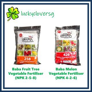 Baba Mr Ganick Fruit Tree Vegetable Fertiliser / Baba Melon Vegetable Fertiliser