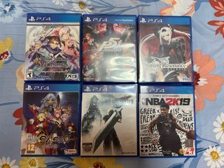 Assorted PS4 games (Selling for cheap)