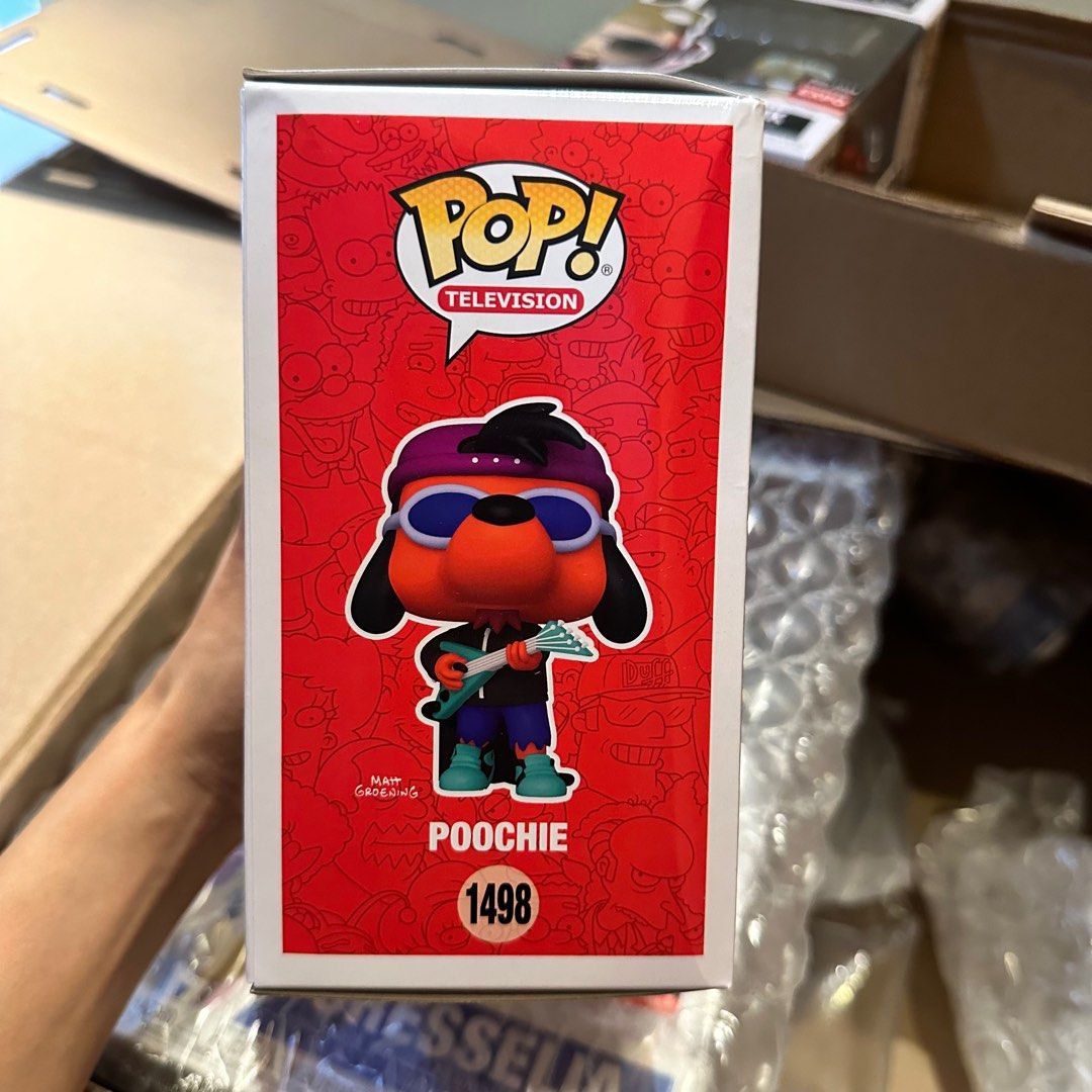 Pooche Funko (The Simpsons) (Category: Toy Figures) located in Singapore. Submitted by hoonielicious (Listing ID 1311691770, Image 2). Description: Brand new in box Exclusive to Entertainment Expo 2024 Refer to pics for box condition Add $4.30 for qexpress next day delivery.