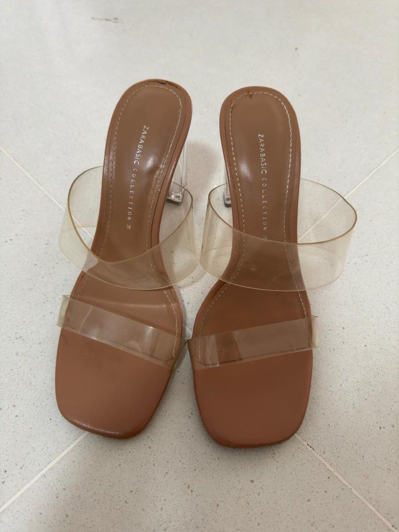 Zara Clear Chunky Heels (Category: Heels) located in Singapore. Submitted by vall_. (Listing ID 1307454874, Image 1). Description: .