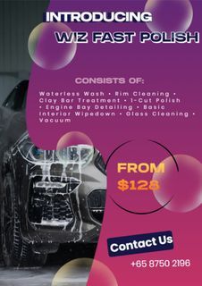 Wiz fast polish mobile detailing on site detailing polish claybar