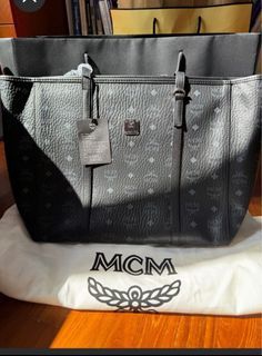 Branded Tote With Zip top closure