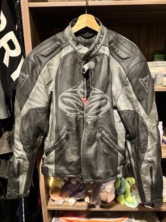 Dainese Full Real Leather Biker Jacket