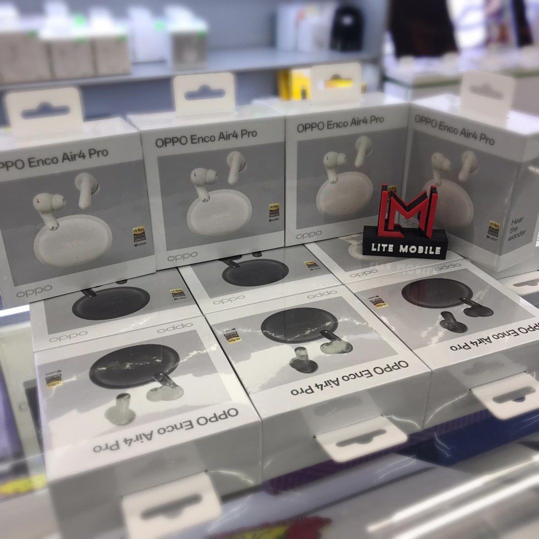Oppo Enco Air 4 Pro (Category: Earphones) located in Singapore. Submitted by litemobile_official (Listing ID 1317445892, Image 2). Description: Wholesale Singapore 新加坡手机批发 ☎️ 91057653 / 90014651 ☎️ HOT DEAL 🔥🔥🔥 ♻️ TRADE IN WELCOME 欢迎折旧换机 ♻️ Model : Oppo Enco Air 4 Pro - Black / White -Brand New Sealed Local Sets - Local 1 Year Offical Oppo Warranty 🇸🇬 Price : $105 🌟 #LMALL #oppo #enco #encoair #encoair4pro #air4pro #cheapest #litemobile.