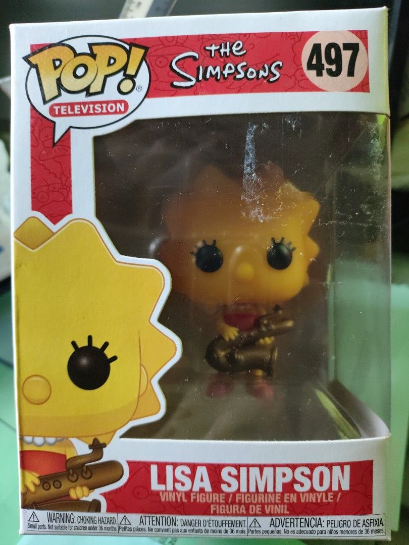 Funko Pop Lisa Simpson (Category: Toy Figures) located in Singapore. Submitted by chrono12000 (Listing ID 1313047254, Image 1). Description: Never opened.