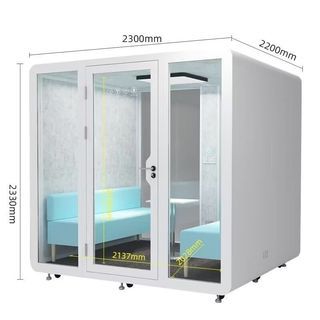 (Free delivery) POD 600 Six Pax Phone Booth/ Office Pod/ Acoustic pod/ SoundProof Pod/Privacy Pod/ Portable Pod/ Meeting Pod/ mobile hand phone handphone telephone Pod