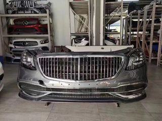 Mercedes-Benz Maybach S-Class W222 W223 S400 S450 S500 S550 S600 S680 BUMPER Head lamp Grille FRONT GRILL Radiator Electric Cooling Fan for impact beam Radiator upper Suppo