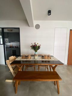 WIHARDJA Teak Dining Table Set