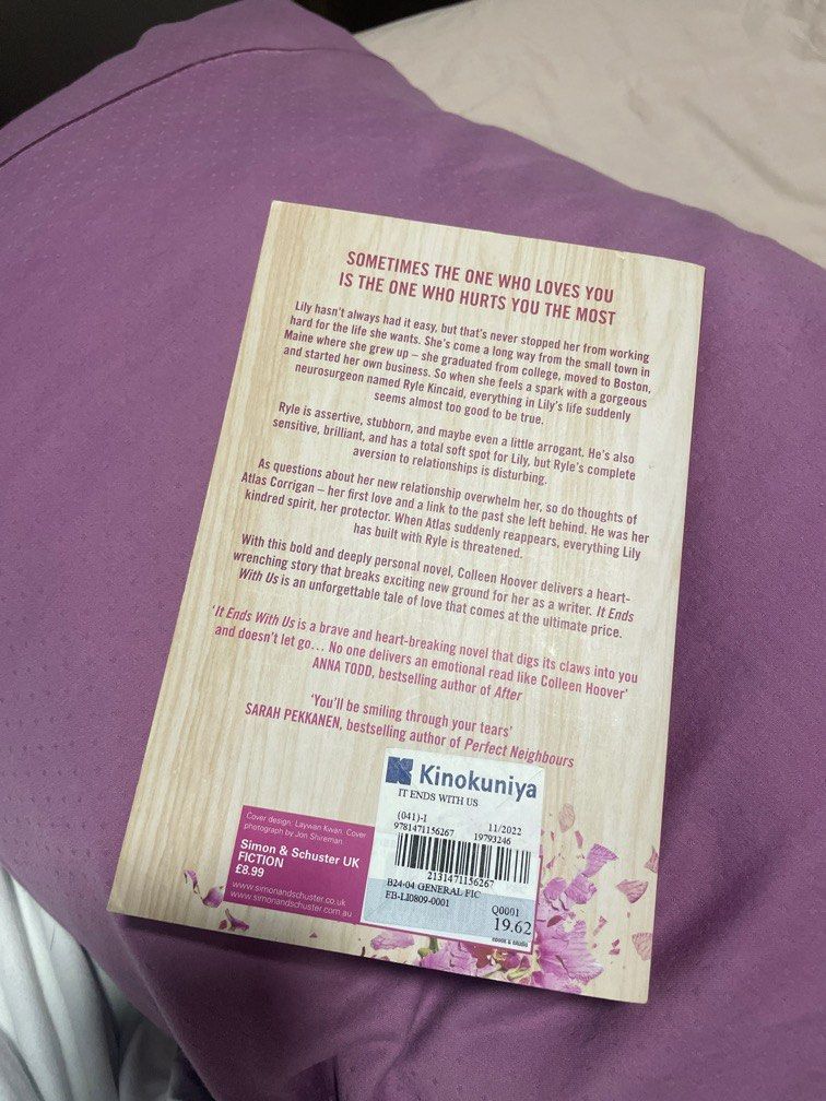 It Ends With Us Colleen Hoover (Category: Storybooks) located in Singapore. Submitted by icedmatchaa (Listing ID 1320746674, Image 2). Description: Very popular on booktok!! And the movie adaptation is coming out soon so geddit to read it before the film comes out Meetups are flexi, drop a pm to discuss!.