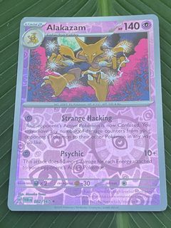 Alakazam Pokémon card (Twilight Masquerade)
