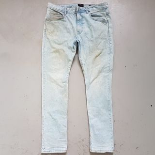 Original Cotton On Apparels, Miner’s Jeans, Tapered Legs, Size 36, Seasoned Look, Designer Wear, Biker, Racer, Racing Team, BMX, Rock n Roll, Vintage Clothing, Retro Apparel, Cult Street Fashion, Pop Culture