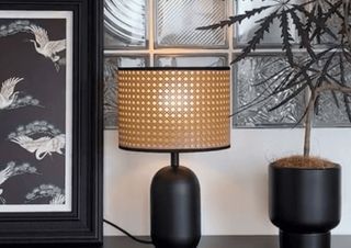 Rattan Table Lamp