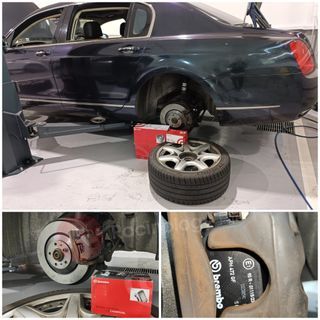 Replacement brake disc rotors & pads for Bentley Continental/Flying Spur/New Conti GTC