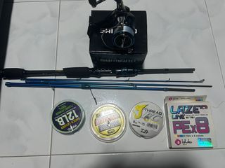 Fishing rod and reel set