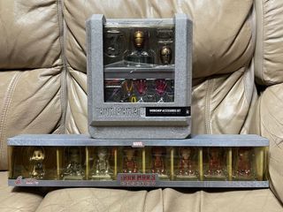 [Sale] Hot Toys - ACS002 Iron Man 3 Workshop Accessories Set ($180)(Brand New)/ Iron Man 3 Cosbaby ($65)(MISB)(both for $220)